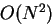 $O(N^2)$