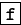\fbox {\tt f}