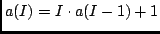 $a(I) = I\cdot a(I-1)+1$