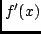 $f'(x)$