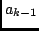$a_{k-1}$