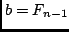 $b=F_{n-1}$
