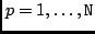 $p=1, \ldots, {\tt N}$