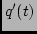 $q'(t)$