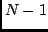 $N-1$