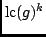 ${\rm lc}(g)^k$