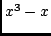 $x^3-x$