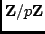 ${\bf Z}/p{\bf Z}$