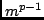 $m^{p-1}$